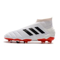 fodboldstøvler til mænd adidas Predator Mania 19 + FG ADV Hvid Sort Rød_2.jpg
